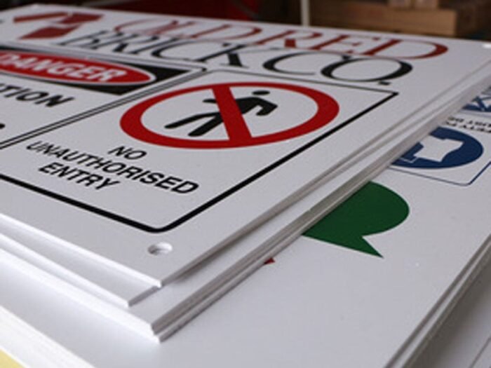 Pvc Board Sign Example Simple Corflute and PVC Board Signs | Ampers Design and Printing